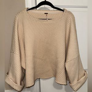 Chunky off the Shoulder Free People Sweater